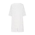thumbnail image 3 of Gaecuw Summer Dresses Short for Women V Neck Tshirt Dress Short Sleeve Plus Size Dresses Above the Knee Summer Dresses Shift Trendy Net Going Out Dresses Beach Dresses Casual Solid Vacation Dresses, 3 of 4
