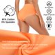 thumbnail image 2 of Calzoncillos Molasus de algodón suave para mujer, cintura alta, 5 unidades, 2 of 4