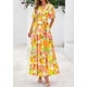 thumbnail image 5 of Vestido PRETTYGARDEN 2025 Boho Floral con Mangas Abullonadas Mediano, 5 of 7