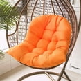 thumbnail image 3 of 1pc Hanging Chair Cushion Solid Color Outdoor Indoor Camping Rocking Egg Hammock orange, 3 of 9