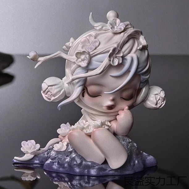 Popsmart Bubble Mart Blind Box Skullpanda Front Ink Plum Series Sp