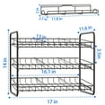 thumbnail image 5 of 3 layers Can Dispenser for Kitchen Cabinet for Kitchen-(Bronze), 5 of 7