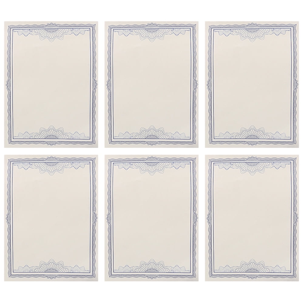 10pcs Professional Certificate Paper Useful Inner Page Paper Blank A4 Certificate Paper
