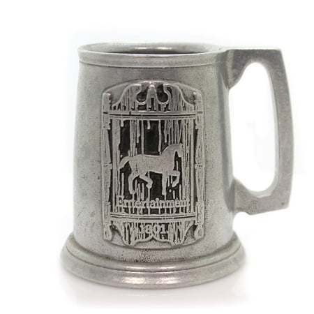 Souvenir Stein - Steins TANKARD w/ HORSE Pewter Souvenir Ta409