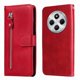 thumbnail image 1 of Estuche de Cuero PU con Cierre para Xiaomi Redmi 14C 4G , Funda Protectora con Billetera y Correa, 1 of 6