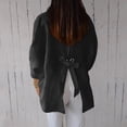 thumbnail image 6 of kamemir Cardigan Sweaters for Women Lightweight Women's Long Sleeve V-Neck Down Cardigan Knit Shrugs Sweater(Black,M), 6 of 6