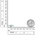 thumbnail image 4 of Gem Stone King 10K White Gold Blue Apatite and White Lab Grown Diamond Wedding Engagement Solitaire Anniversary Ring (0.68 Cttw, Round 5MM, Gemstone, Available in Size 5, 6, 7, 8, 9), 4 of 4