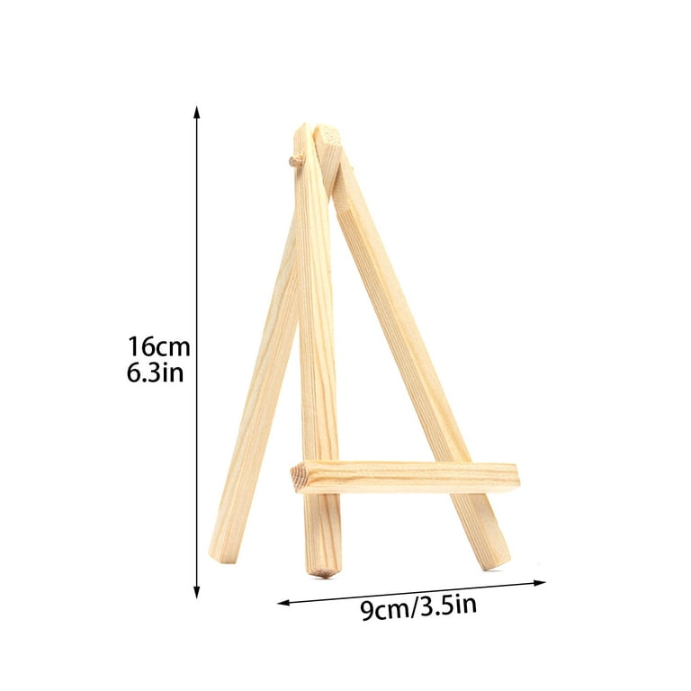 Yuedong Triangle Easel Tripods Display Holder Shelves Small Easels Pine  Mini Solid Wood Kids Students Drawing Board 