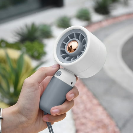 

clearance Handheld Mini Fan Portable Pocket Fan 250mAh Battery Operated Rechargeable Personal Fan An Hour Working Time For Outdoor Activities Summer Gift