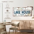 thumbnail image 5 of Elephant Stock Lake House Welcome Wall Sign Wall Art - Horizontal Multi Panel Canvas - Living Room Wall Decor - Wall Signs Multi Panel - Teal And Brown Decor - 26" x 12", 5 of 8