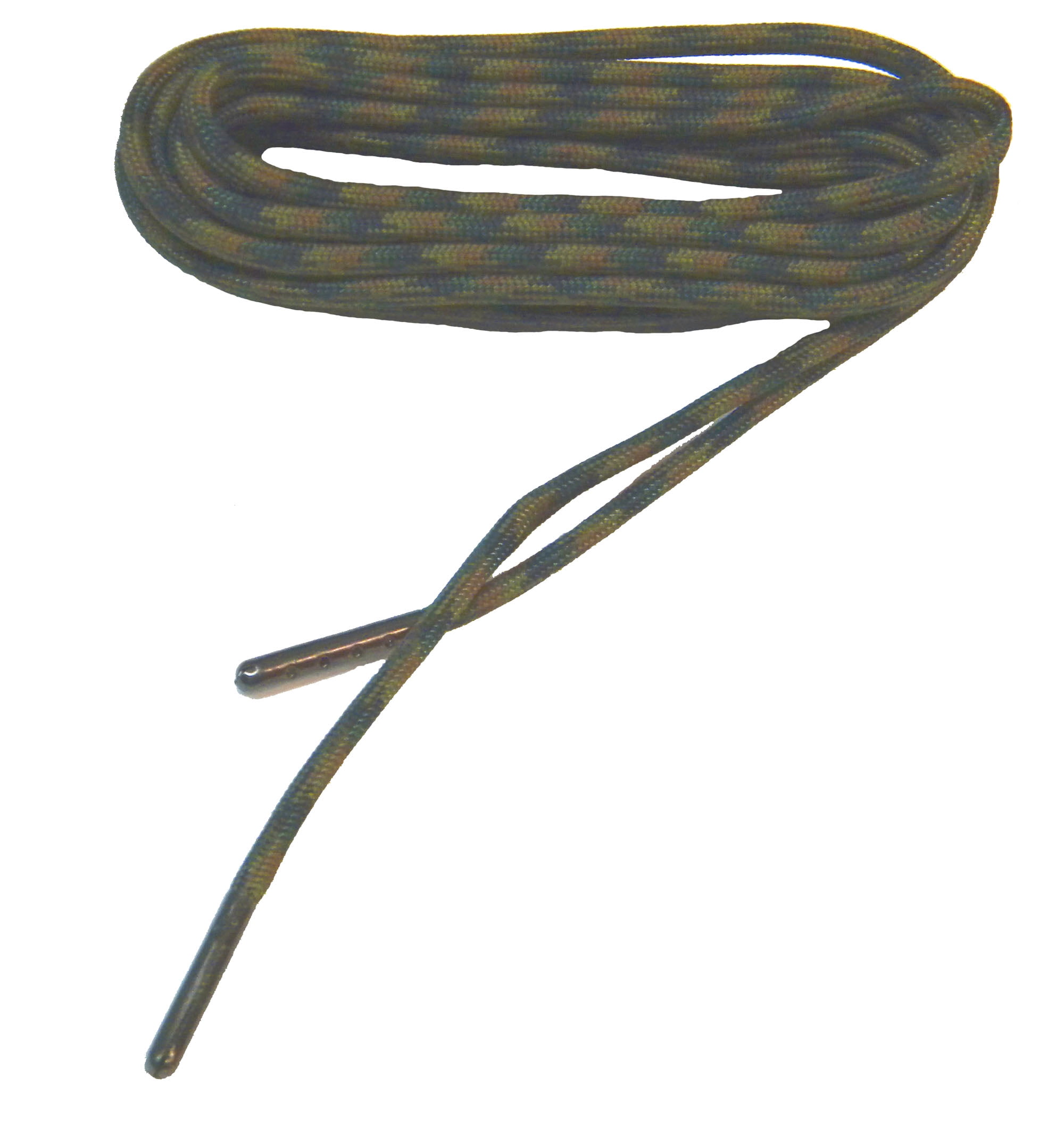 550 Paracord with Black Steel Tips; Strongest boot laces Available! 2 Pair Pack 