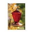 thumbnail image 2 of Copper Color Hummingbird Feeder Ruby Diamond Glass 24oz, 2 of 2