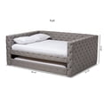 thumbnail image 2 of Baxton Studio Anabella Tufted Full Daybed with Trundle in Grey, 2 of 11