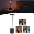 thumbnail image 3 of Lámpara De Escritorio LED, Pintura De Superficie De Lámpara De Mesa De 3 Niveles De Metal Suave Para Dormitorio, 3 of 7