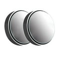 thumbnail image 3 of Djibouti Car Rear View Mirror with Suction Cup, 2Pcs High-Definition Wide-Angle Auxiliary Mirror, Car Blind Spot Mirror Compact Round Vehicle Mirror for Enhanced Visibility and Safe Driving (Black), 3 of 5