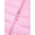 thumbnail image 6 of MSemis Puffer Jacket Winter Hooded Coat Lightweight Outwear for Kids Girls Boys Toddler Pink 5-6, 6 of 7
