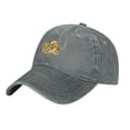 thumbnail image 2 of LNWH Baseball Cap, Adjustable Size for Running Workouts and Outdoor Activities All Seasons, Golden Rose - Gray, 2 of 8