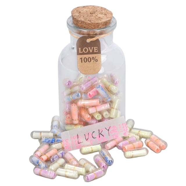Cápsulas para mensajes, pastillas para mensajes, frascos de vidrio para cápsulas, frascos para mensajes, cápsulas para mensajes, cápsulas para mensajes de amor, lo mejor de lo mejor