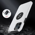 thumbnail image 4 of For Apple iPhone 8 Plus/7 Plus CHIEF Oil Painted Magnetic Ring Stand Hybrid Case Cover - Silver, 4 of 6