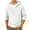 White, variant on Men's Autumn/Winter Fleece-lined Thick Hooded Sports Cardigan Warm Outerwear Army Green L