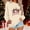 Khaki, variant on Women's Festive Sweatshirt with Santa Claus and Lettering Print Round Neck Hoodless Loose Comfort Wear
