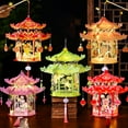 thumbnail image 3 of Dserhfy Portable Palace Lantern Set DIY Flower Lantern Kit Interactive Play Kid-Friendly Stick Lantern Material Pack, 3 of 8