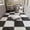 White Grey, variant on 10Pcs 30*30CM Creative Plush Puzzle Foam Floor Mat Puzzle Carpet Warm Playmat Interlocking Exercise Tiles Fluffy Area Rugs