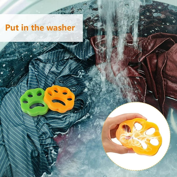 MUEISUERT boule anti poils animaux machine a laver nettoyant lave linge 