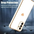 thumbnail image 3 of for Samsung Galaxy A54 5G Case Love Heart Plating Electroplate Luxury Elegant Case Camera Protector Soft TPU Shockproof Protective Corner Back Cover Galaxy A54 5G Case -White, 3 of 10