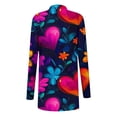 thumbnail image 2 of RXMEKW Haut à Manches Longues pour Femmes, Cardigan Décontracté Imprimé pour Dames, 2 of 4