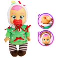 thumbnail image 4 of Cry Babies Tiny Cuddles Christmas Noelle - 9 Baby Dolls, Cries Real Tears, Red and Green Christmas Tree Themed Pajamas, 4 of 5