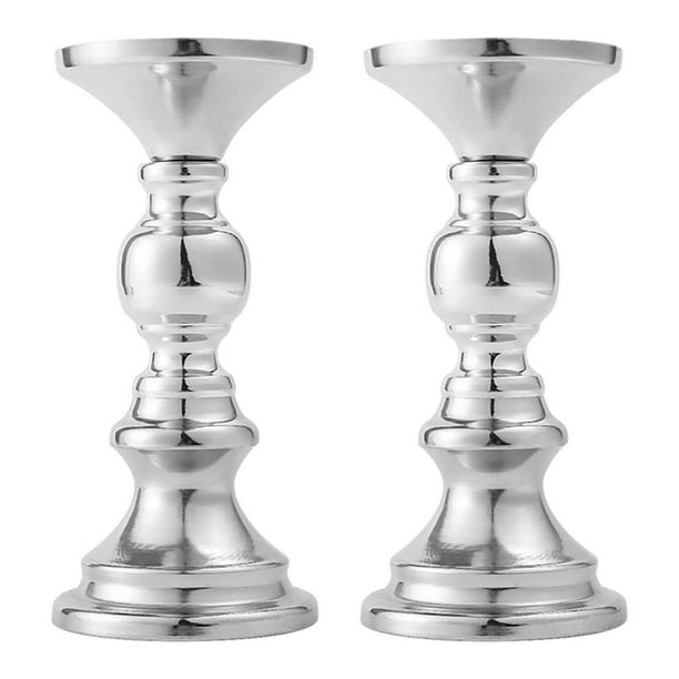 2pcs candebro vintage candelero para decoración Zulema titular de candelabro