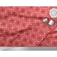 thumbnail image 3 of Soimoi Orange Poly Georgette Fabric Diamond Geometric Decor Fabric Printed Yard 42 Inch Wide, 3 of 3