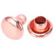 thumbnail image 4 of 100 Uds remaches de doble tapa remaches de hierro redondos de oro rosa para bolsos bolsos zapatos cinturones artesanía de cuero DIY, 4 of 14