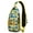 Pineapple Print, variant on Vibrant Indian Sling Backpack – Tribal Boho Floral Crossbody Daypack, Lightweight Anti-Theft Travel Bag with Adjustable Strap & Multiple Compartments