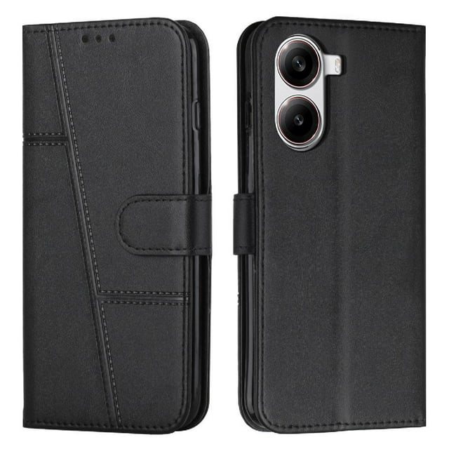 Funda Flip para FOXDOCK Xiaomi Poco X7 Pro 5G – Carcasa delgada y resistente a impactos con soporte para uso diario y profesional