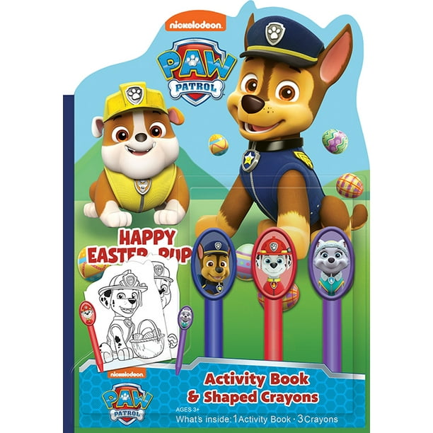 Download Bendon Publishing Paw Patrol Activity Book With Shaped Crayons Walmart Com Walmart Com