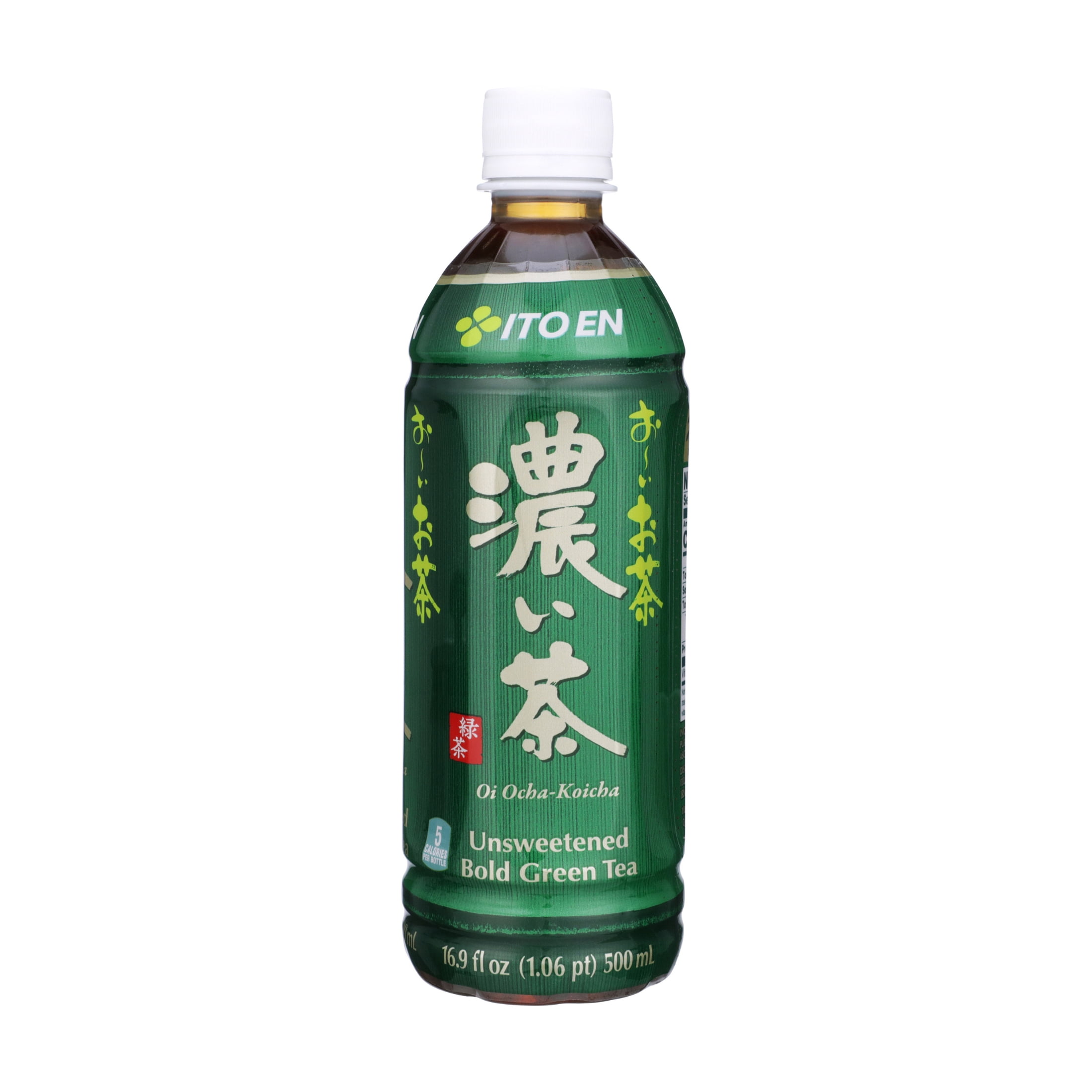 Ito En Oi Ocha Bold Green Tea, Unsweetened Bottled Tea, 16.9 fl oz, 12 pack