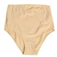 thumbnail image 2 of NBB Women's Adjustable Maternity high cut Cotton underwear Brief (3 PACK - Beige, Medium), 2 of 4