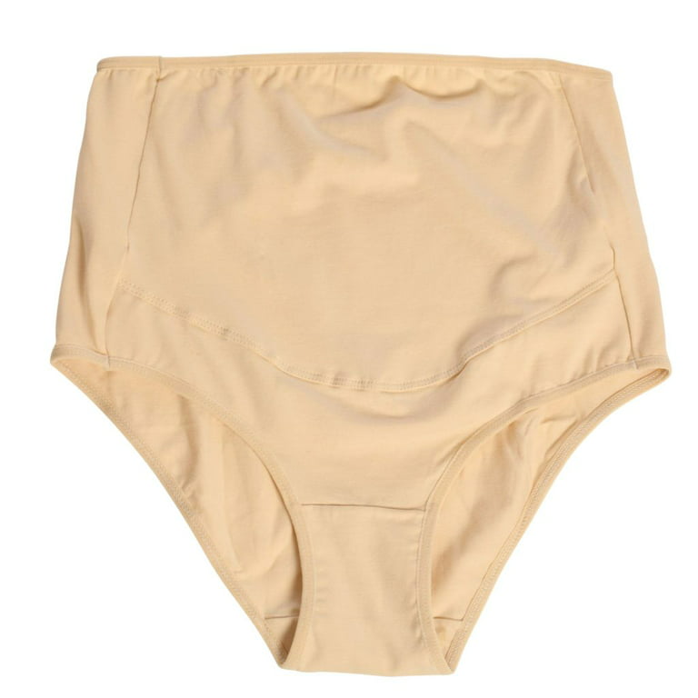 NBB Women's Adjustable Maternity Panties High Cut Cotton Over Bump Underwear  Brief (Small, 3 Pack - Beige) at  Women's Clothing store