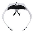 thumbnail image 1 of New 5 Lens Headset Magnifier With LED Lights Hand Free Magnifying Glass for Eyelashes Extension , Jeweler Watch Repair and Reading, 1 of 8