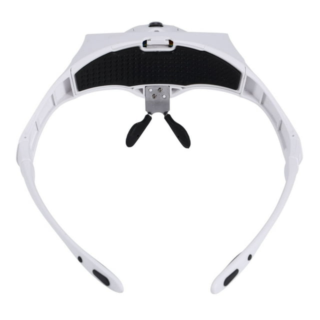 New 5 Lens Headset Magnifier With LED Lights Hand Free Magnifying Glass for Eyelashes Extension , Jeweler Watch Repair and Reading