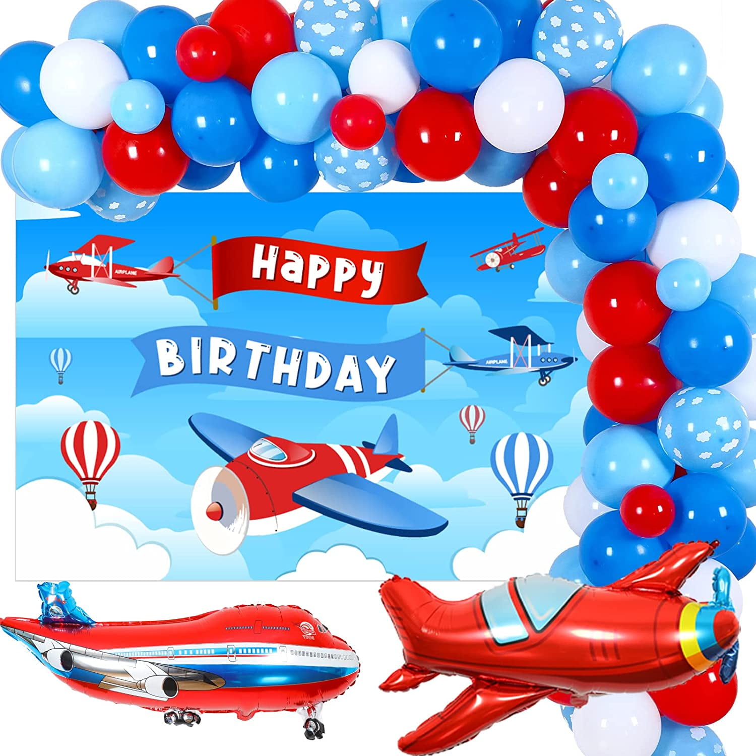 airplane-birthday-decorations-time-flies-party-supplies-airplane-birthday-party-balloon