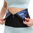 thumbnail image 2 of Women Trimmer Belt Durable Gym Shapewear Elastic Waist Blue Color L XL, 2 of 9