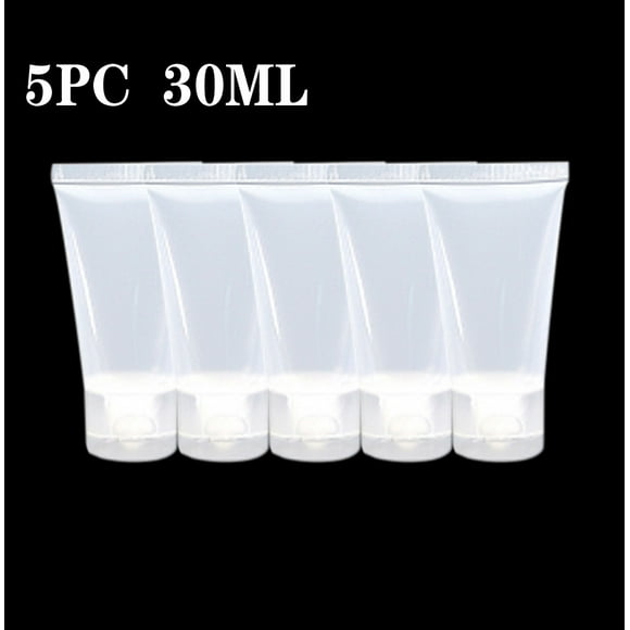 Flash Deals 5PC Empty Hand Soap Cosmetic Cream Travel Lotion Containers Bottle 30ML Spray Bottle for Hair