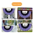 thumbnail image 7 of Vikakiooze 2023 Halloween Decorations Halloween Fan-shaped Flag Hanging Flag 45*90cm Halloween Decoration Half-circle Flag, 7 of 7