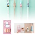 thumbnail image 1 of Durable ABS Hooks Bathroom Bedroom Storage, Cartoon Design, Mop Organizer Rack, Easy Installation, for Mops/Brooms/Cleaning Tools, 1 of 1