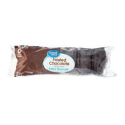 Great Value Mini Donuts, Frosted Chocolate, 3.3 oz, 6 Count