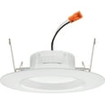 thumbnail image 3 of Contractor Select Juno RetroBasics 5"-6" LED Smooth Downlight Trim Kit, 860 Lumens, White, 3 of 7