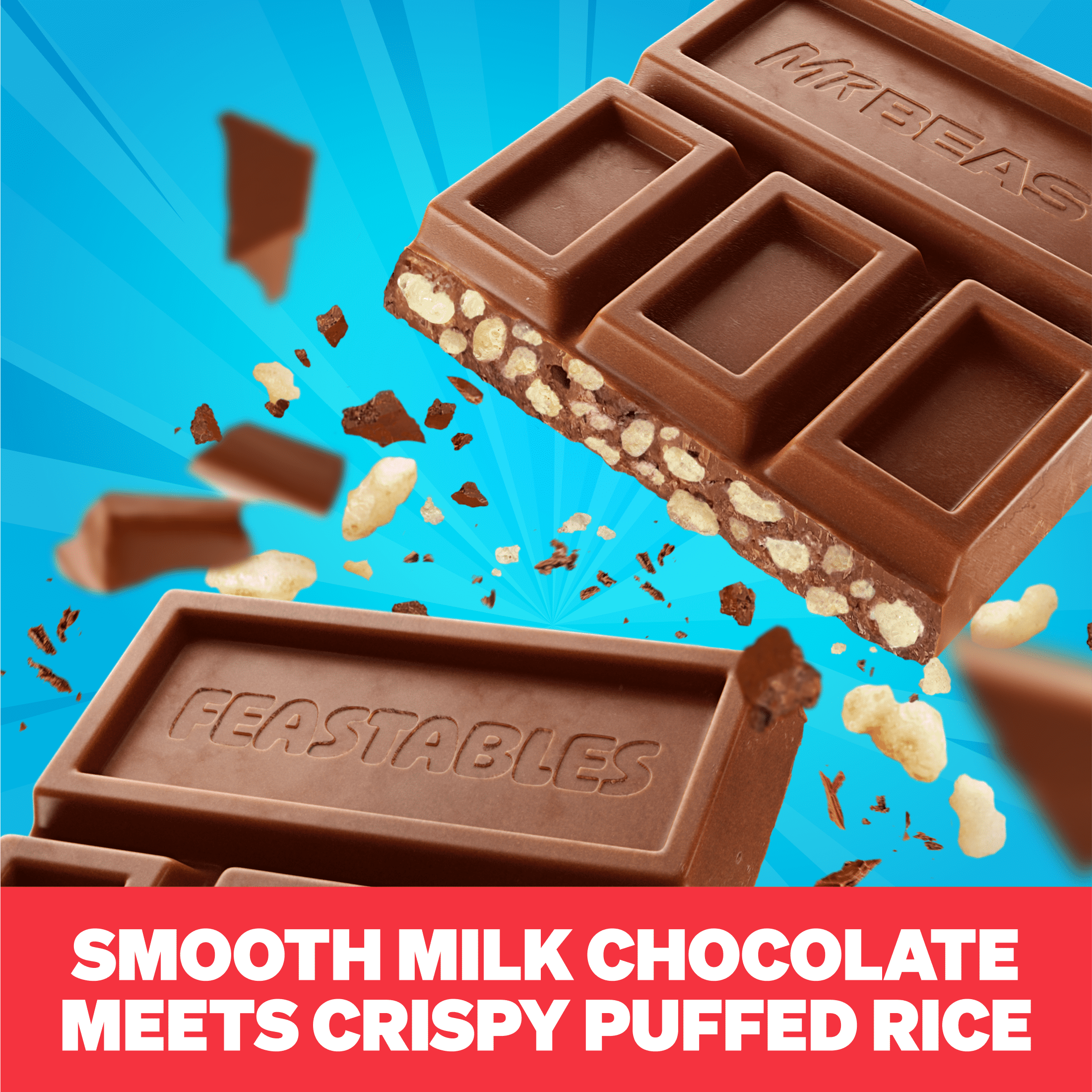 Feastables MrBeast Milk Chocolate Crunch Bar